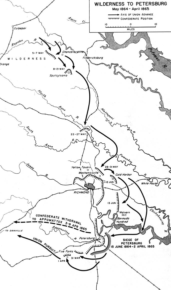 fall of richmond timeline 1865
