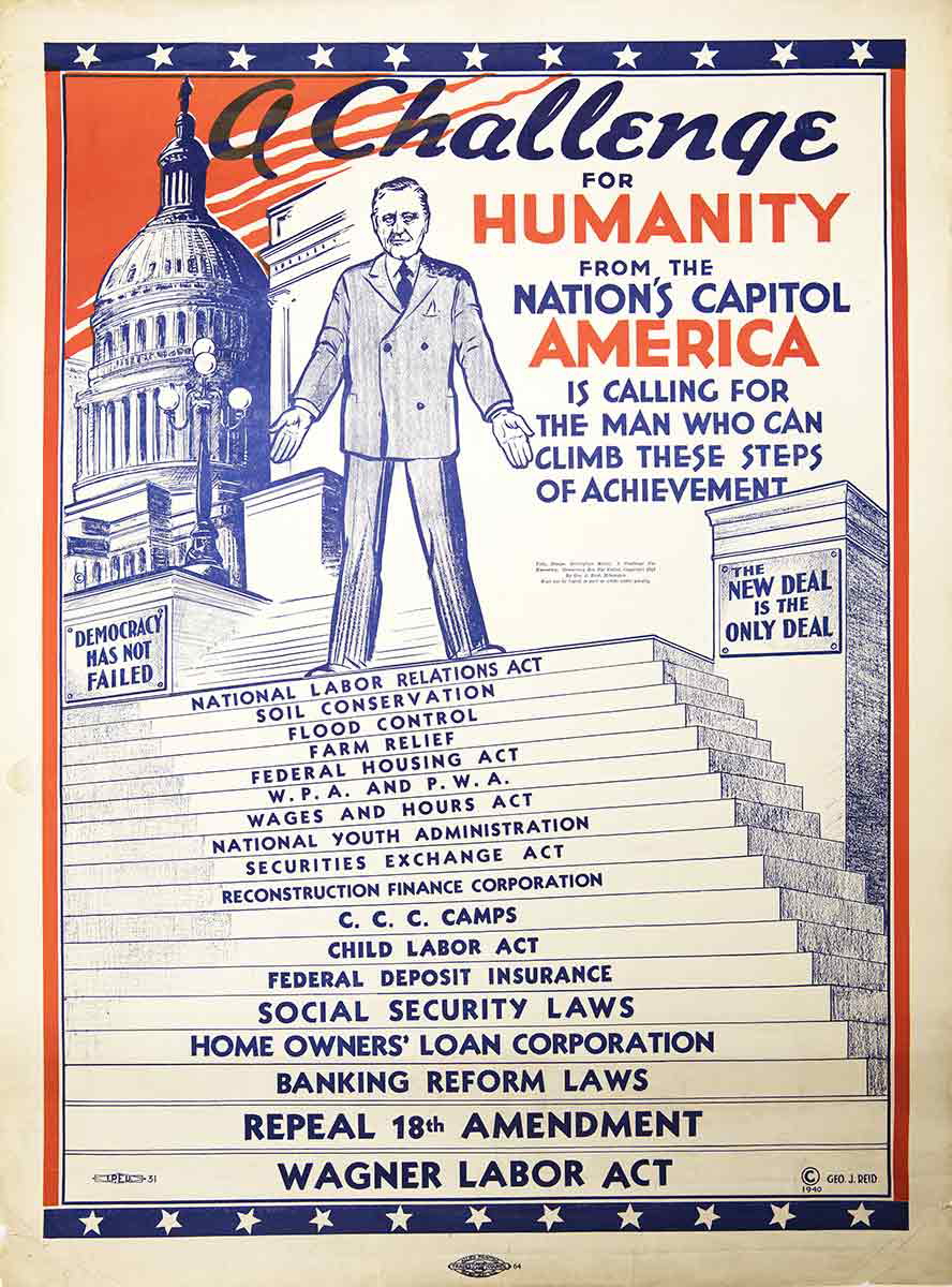 fdr 1940 campaign poster