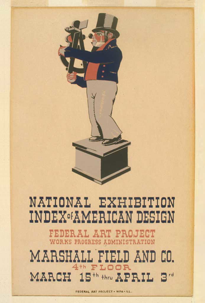 federal art project index american design exhibition