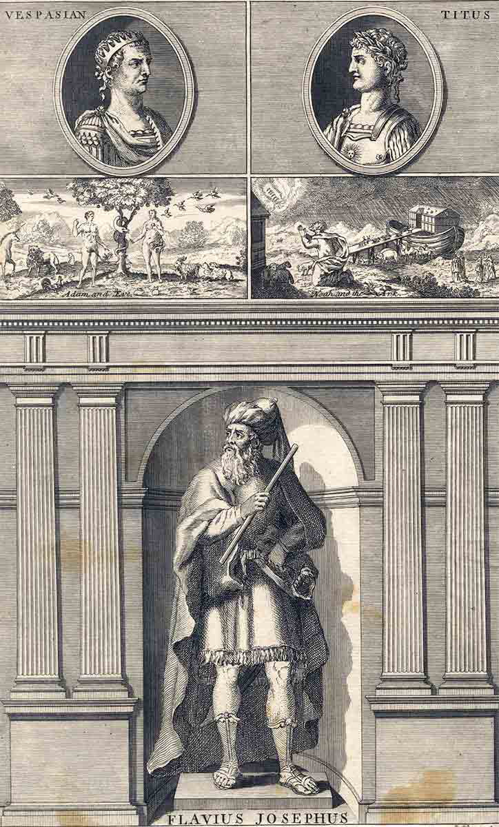 flavius josephus frontispiece emperors britishmuseum