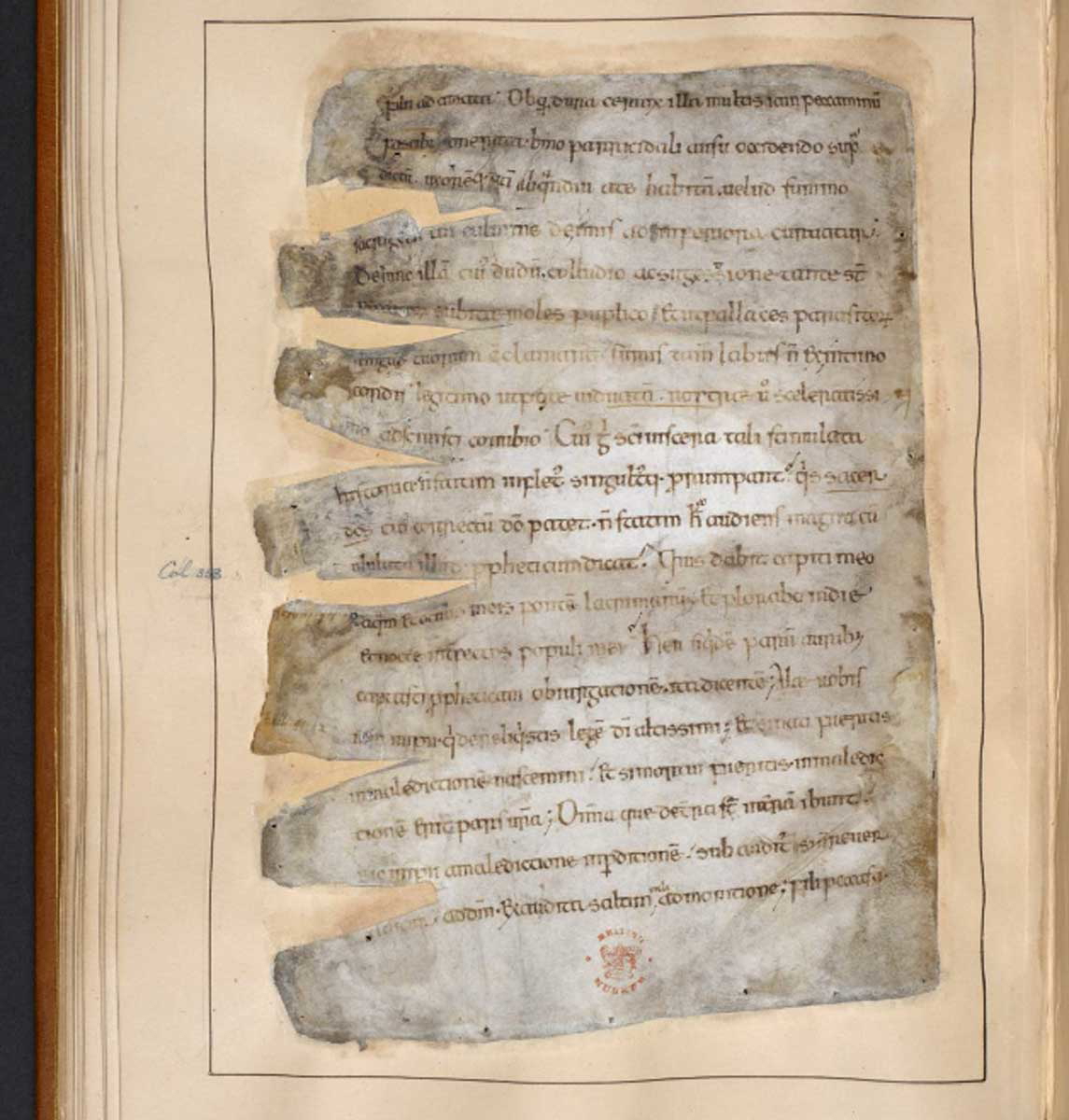gildas de excidio folio manuscript aetius