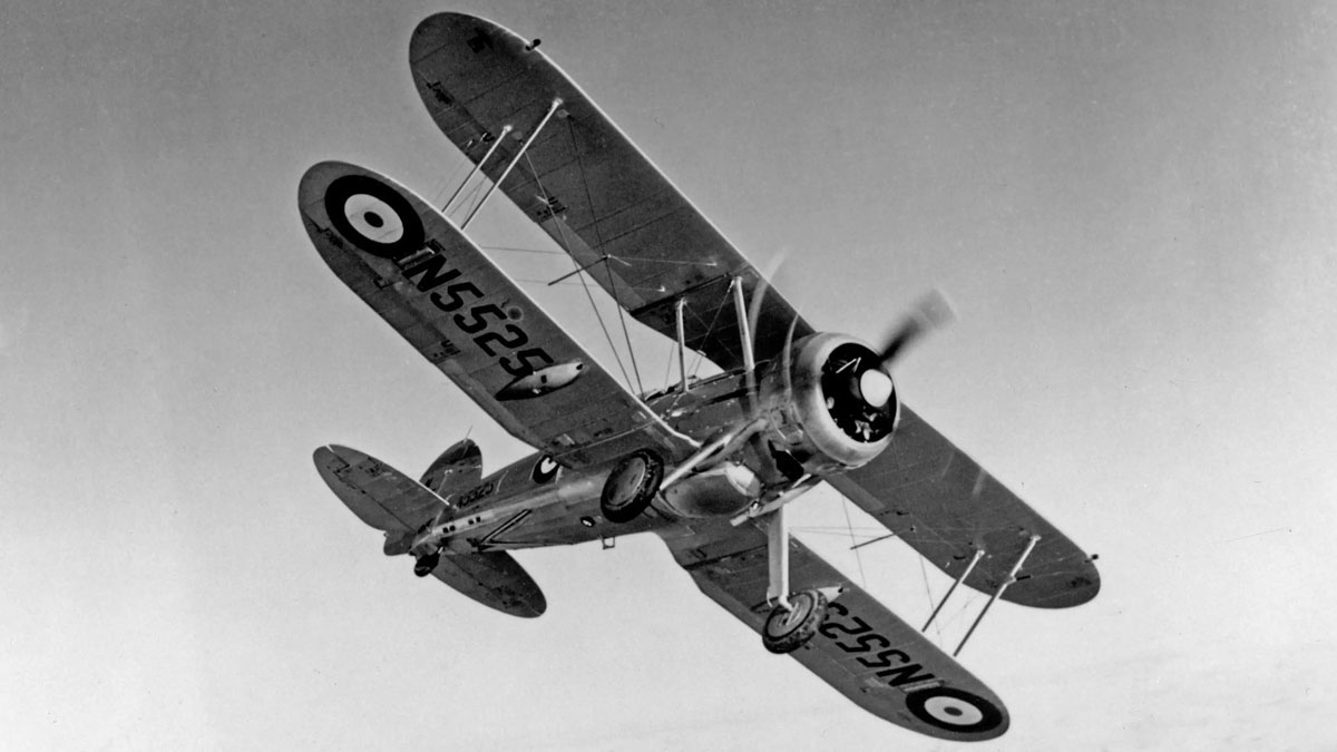 gloster gladiator biplane