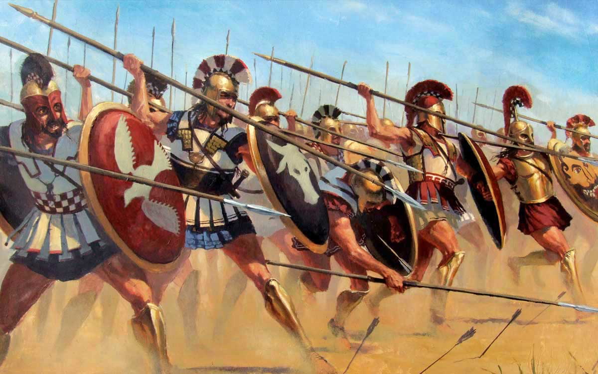 greek hoplites sacred band of thebes