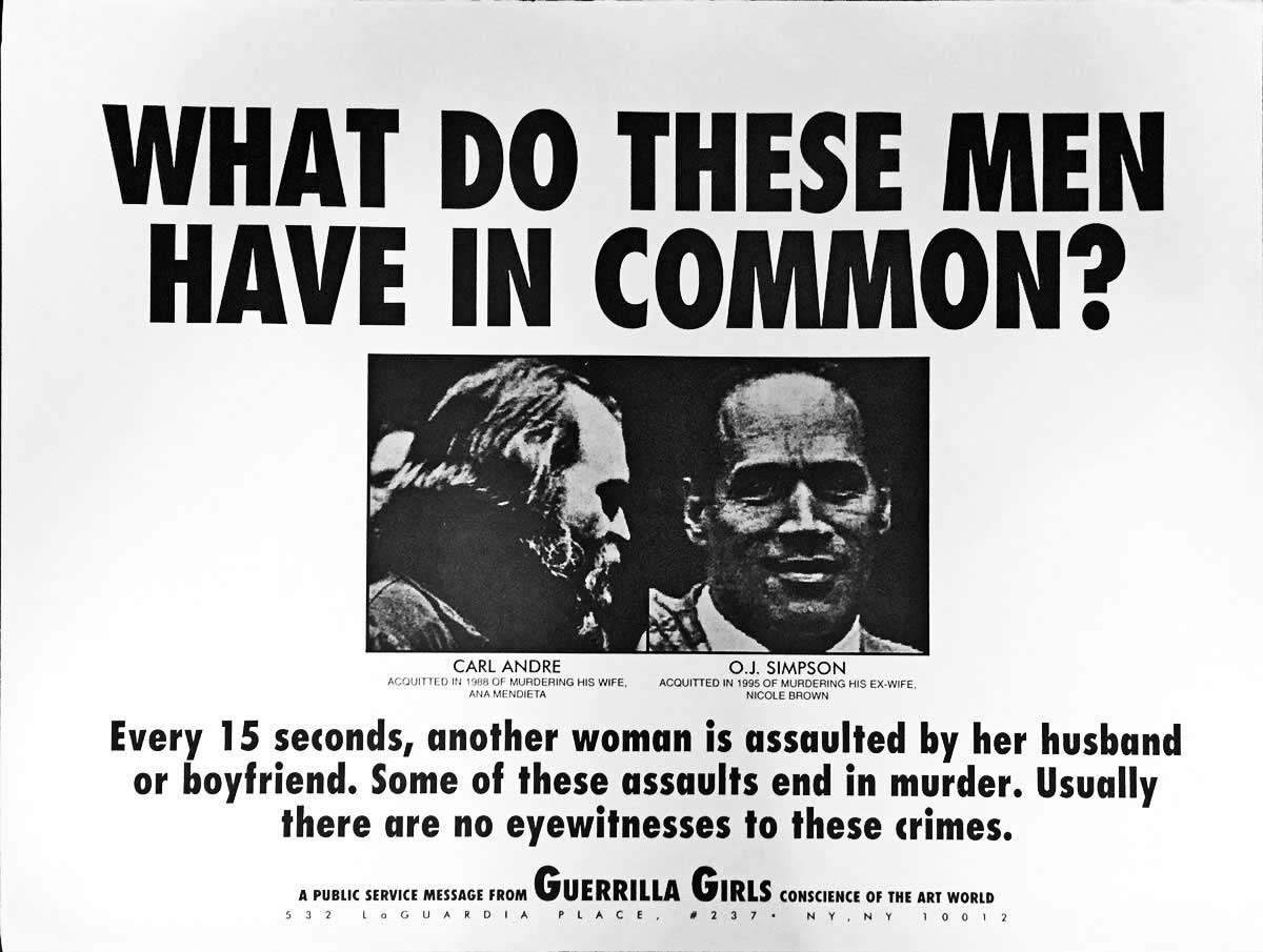 guerilla oj simpson poster