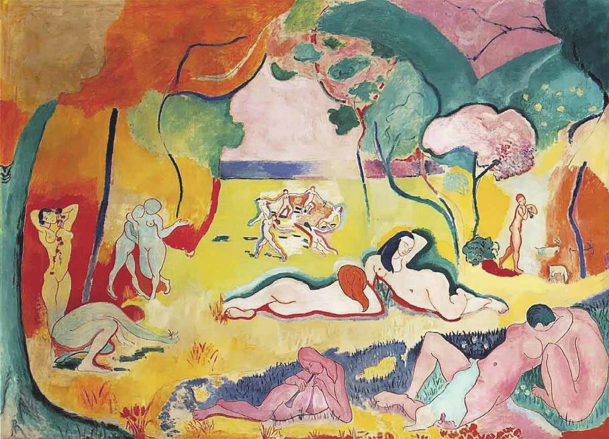 henri matisse le bonheur de vivre painting