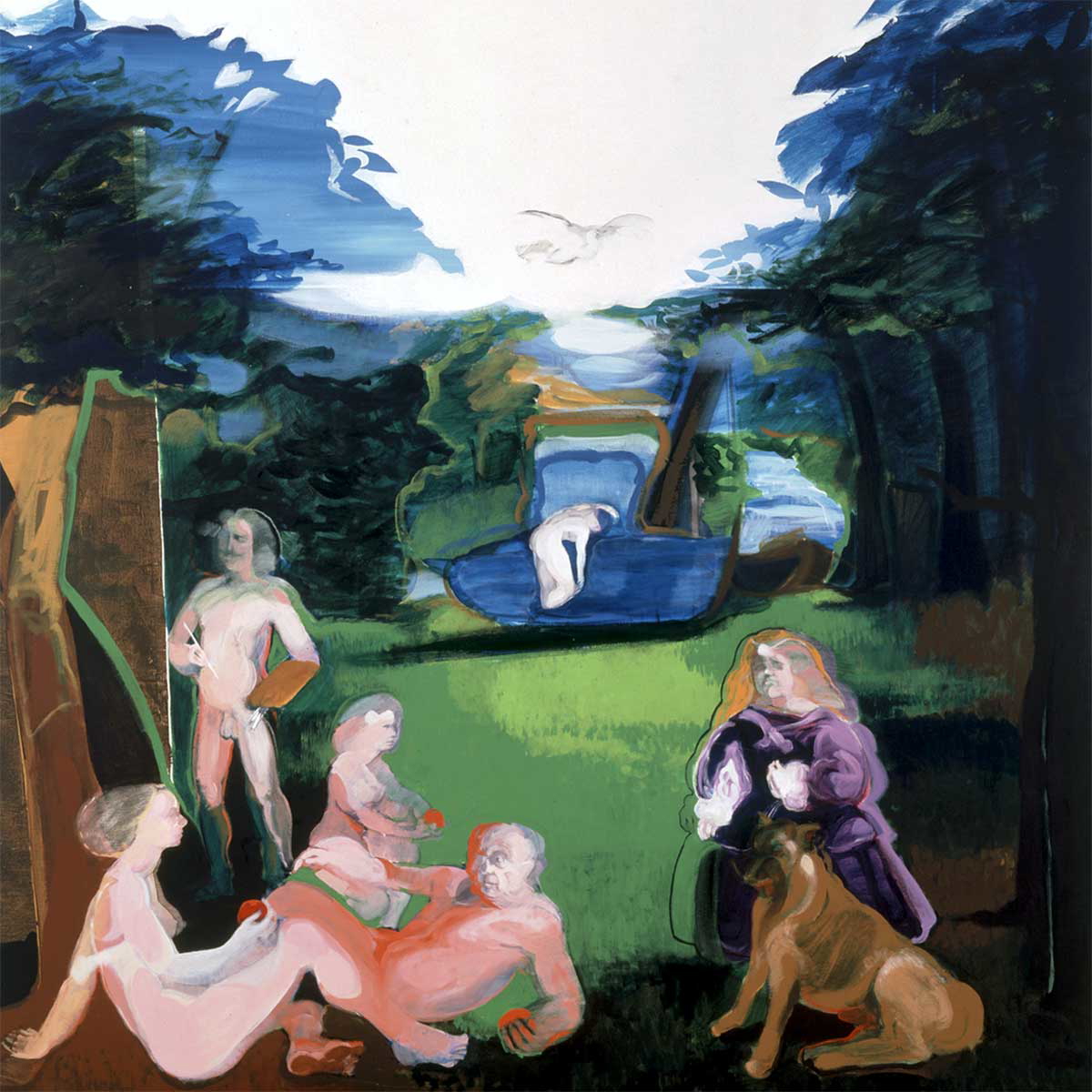 herman vega les invites sur lherbe painting.jpg