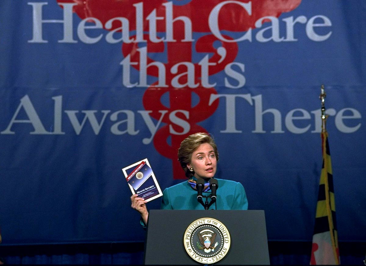 hillary clinton universal health care 1993
