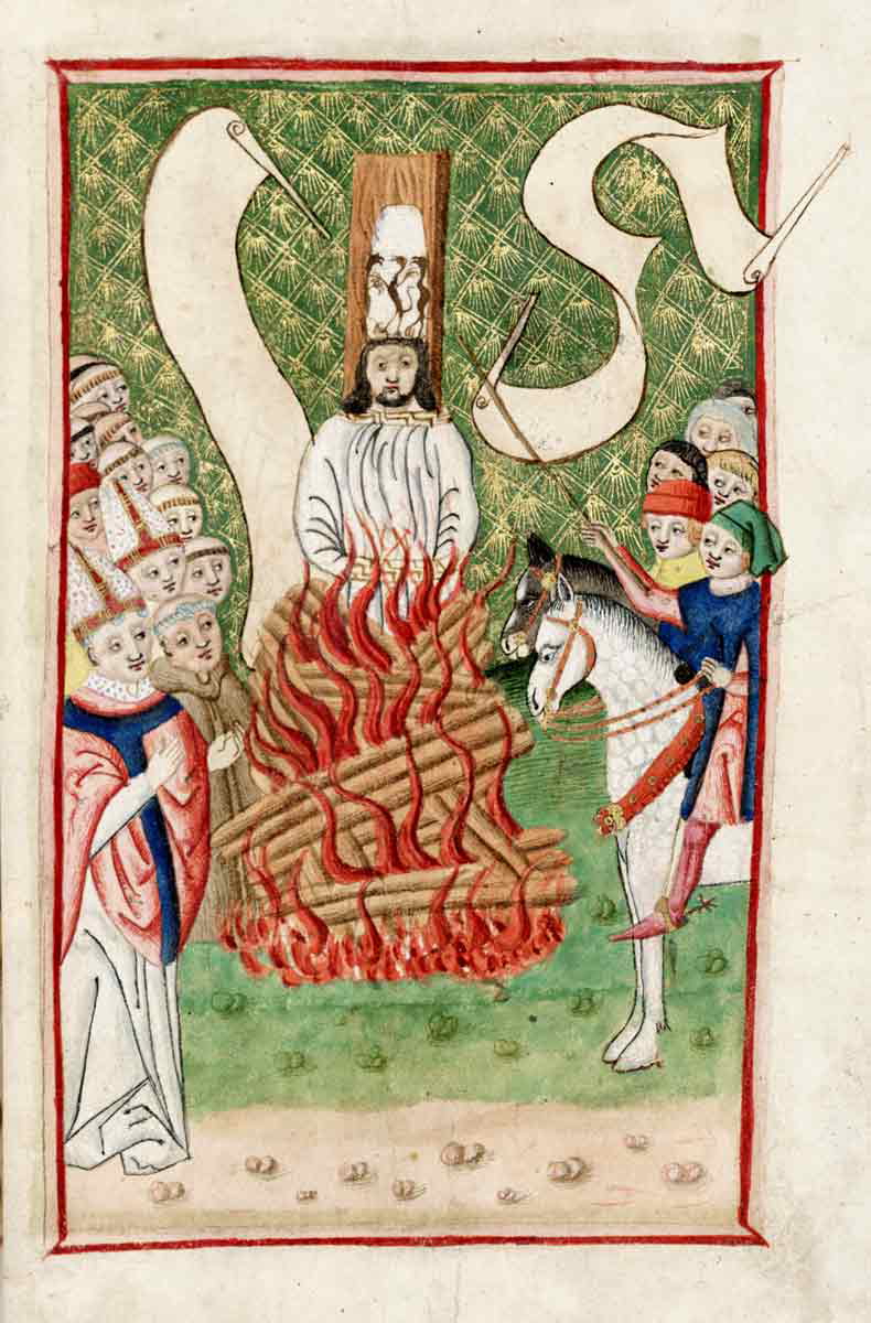 jan hus at the stake