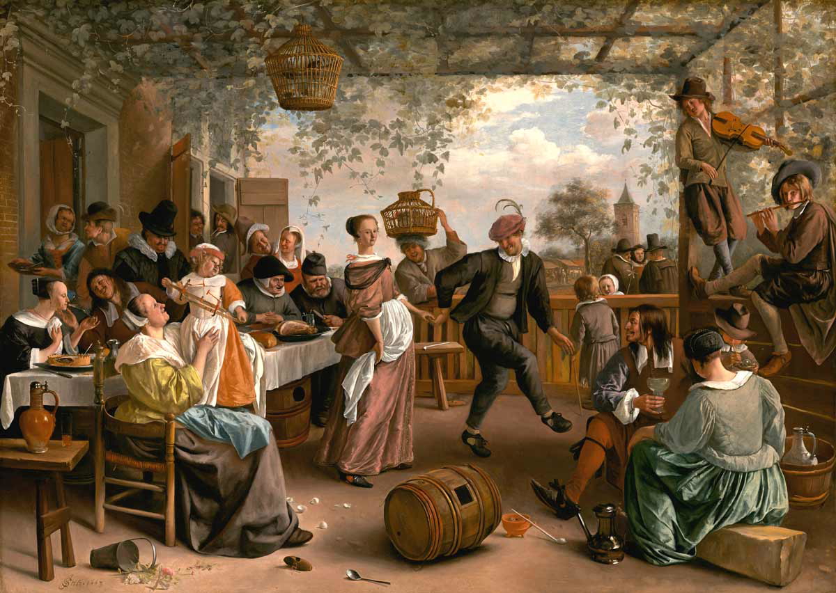 jan steen dancing couple painting