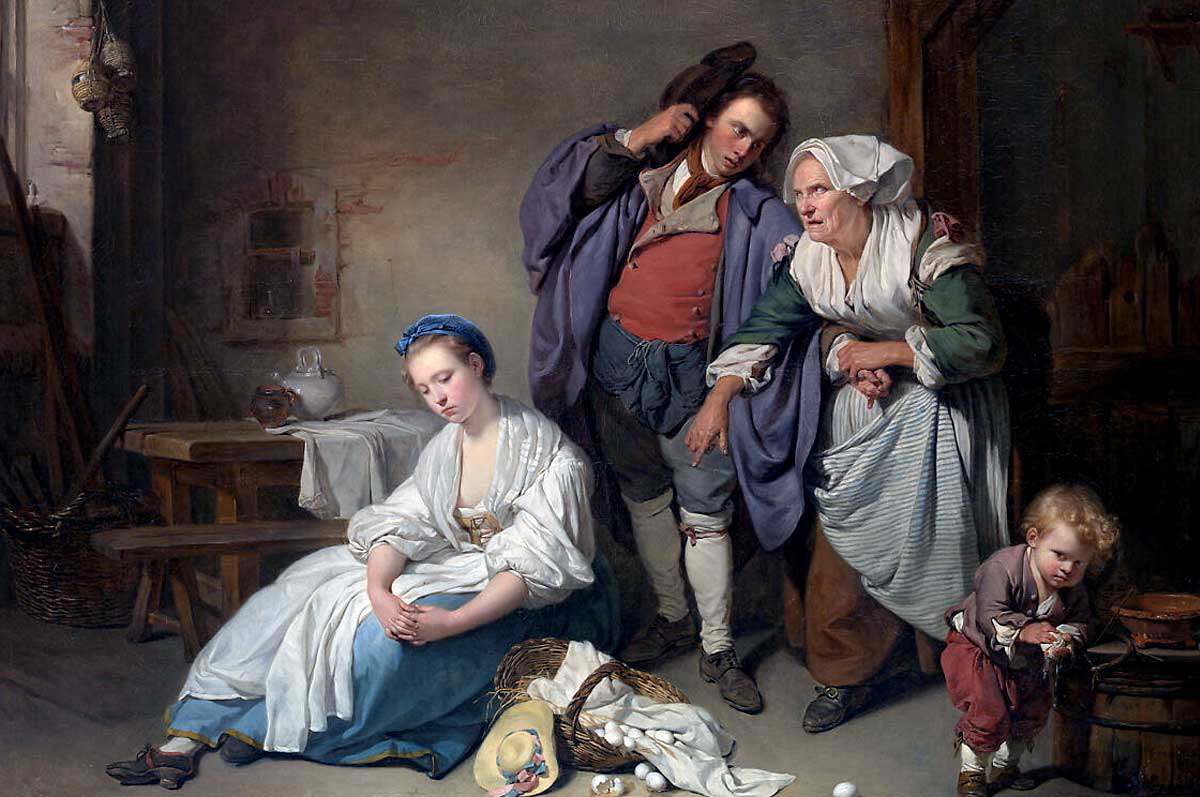 jean baptiste greuze broken eggs painting