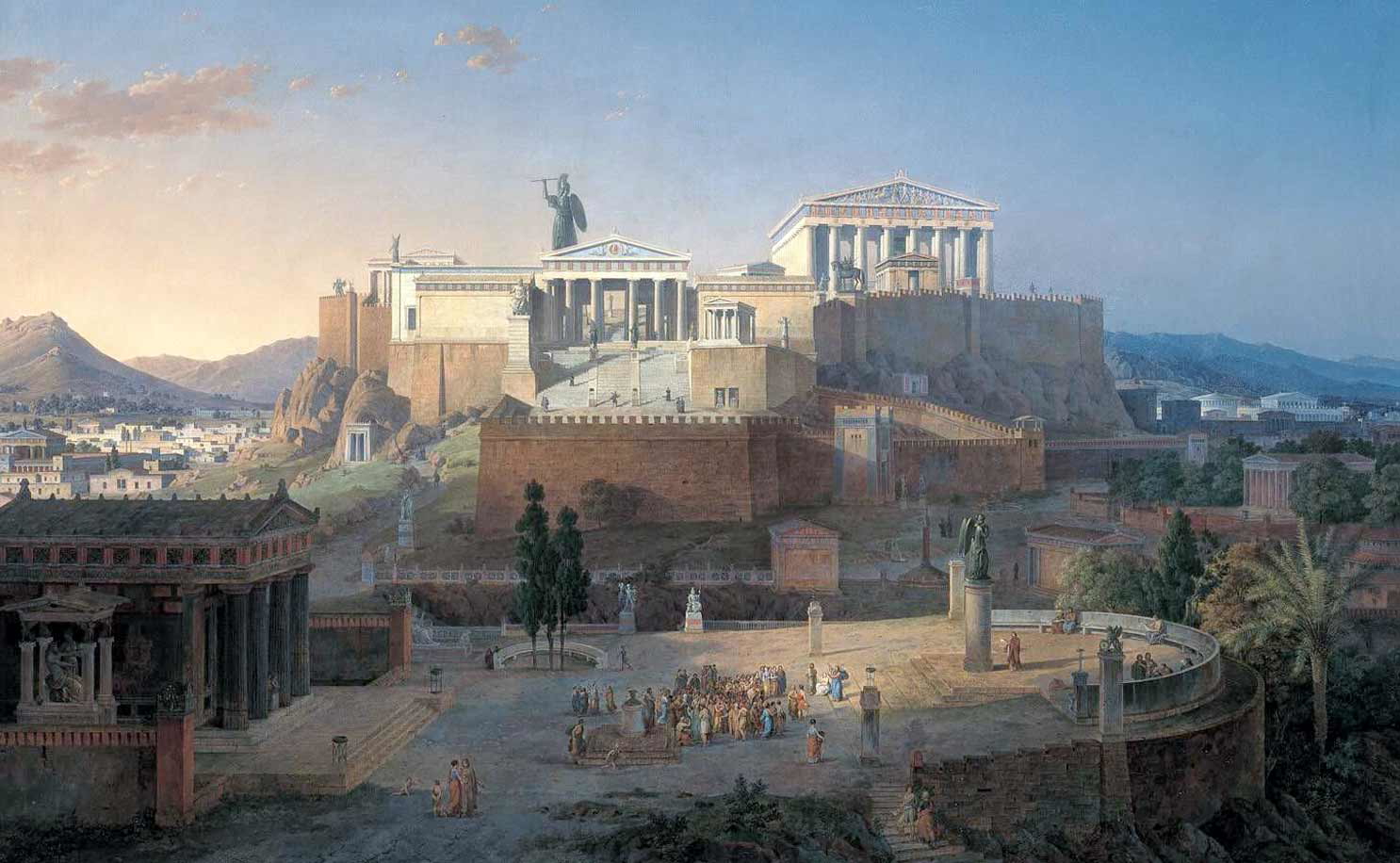 klenze acropolis areopagus athens pinakotheken
