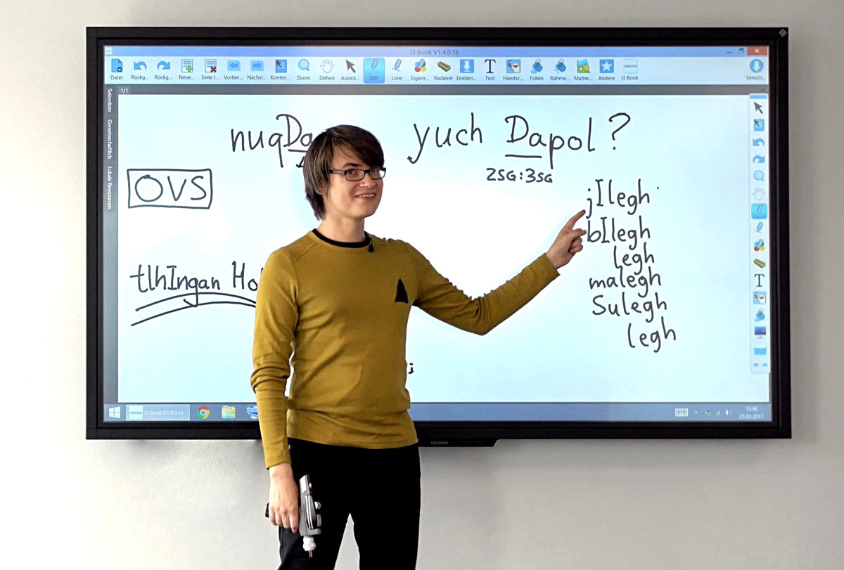 klingon classroom teaching
