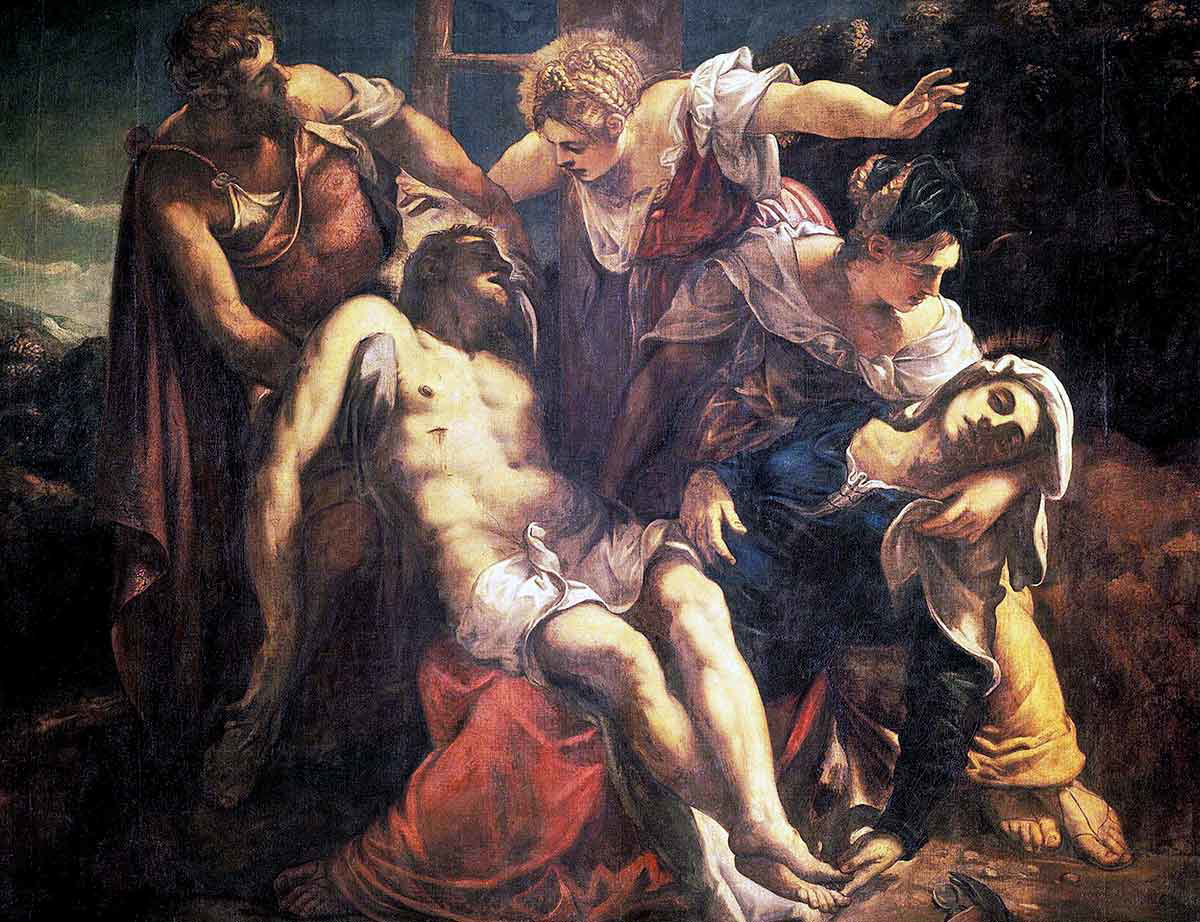 lamentation over dead christ tintoretto