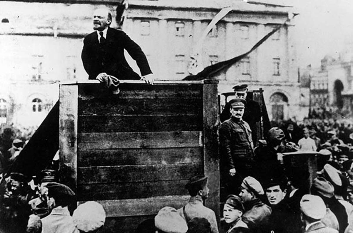 lenin during bolshevik revolution