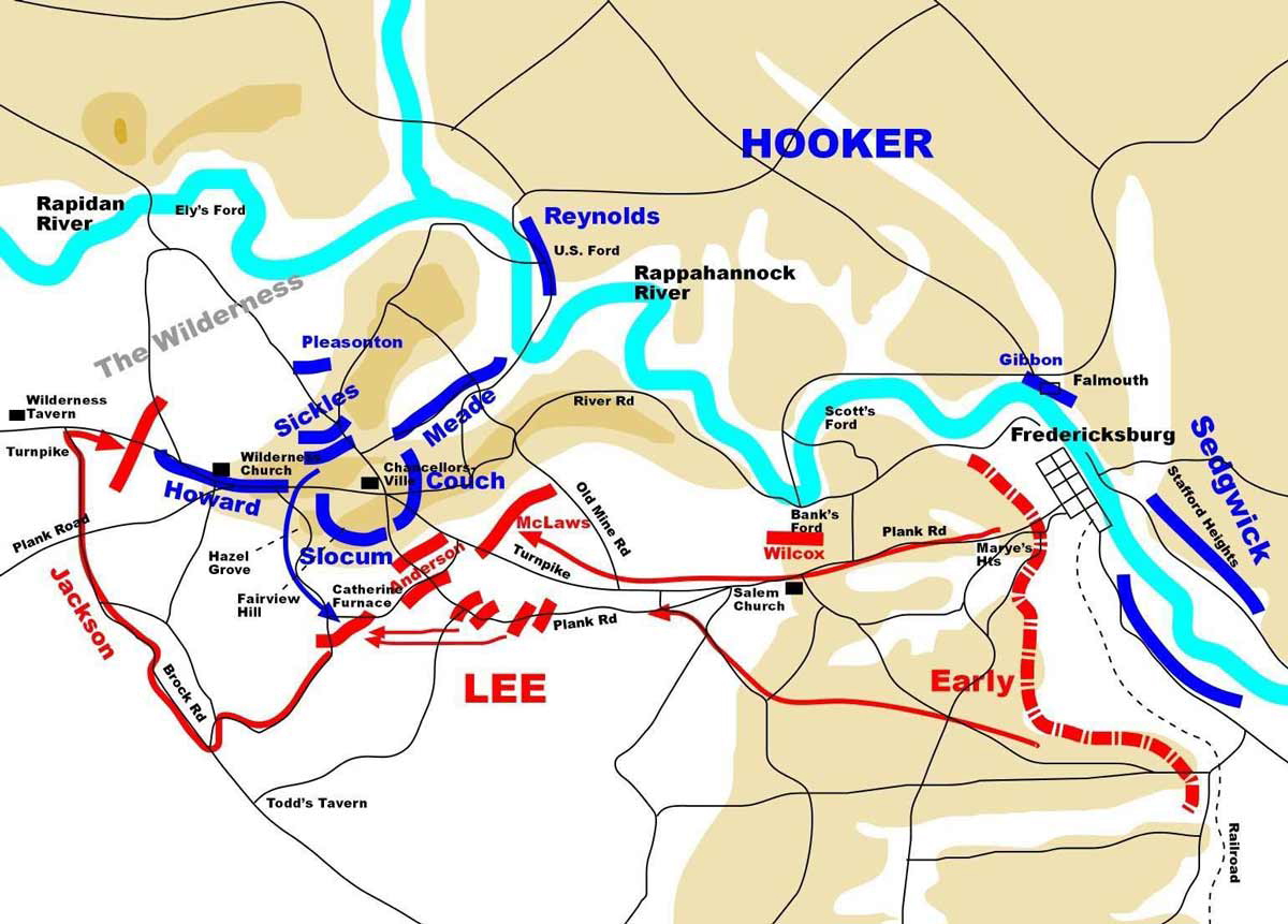 map battle chancellorsville