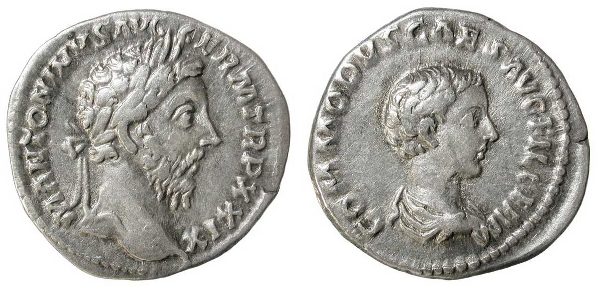 marcus aurelius commodus denarius