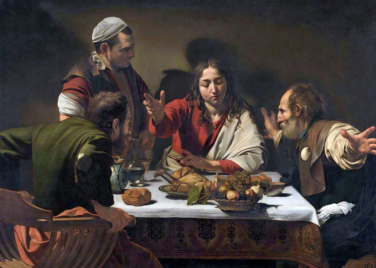 michelangelo-da-caravaggio-supper-at-emmanus-painting