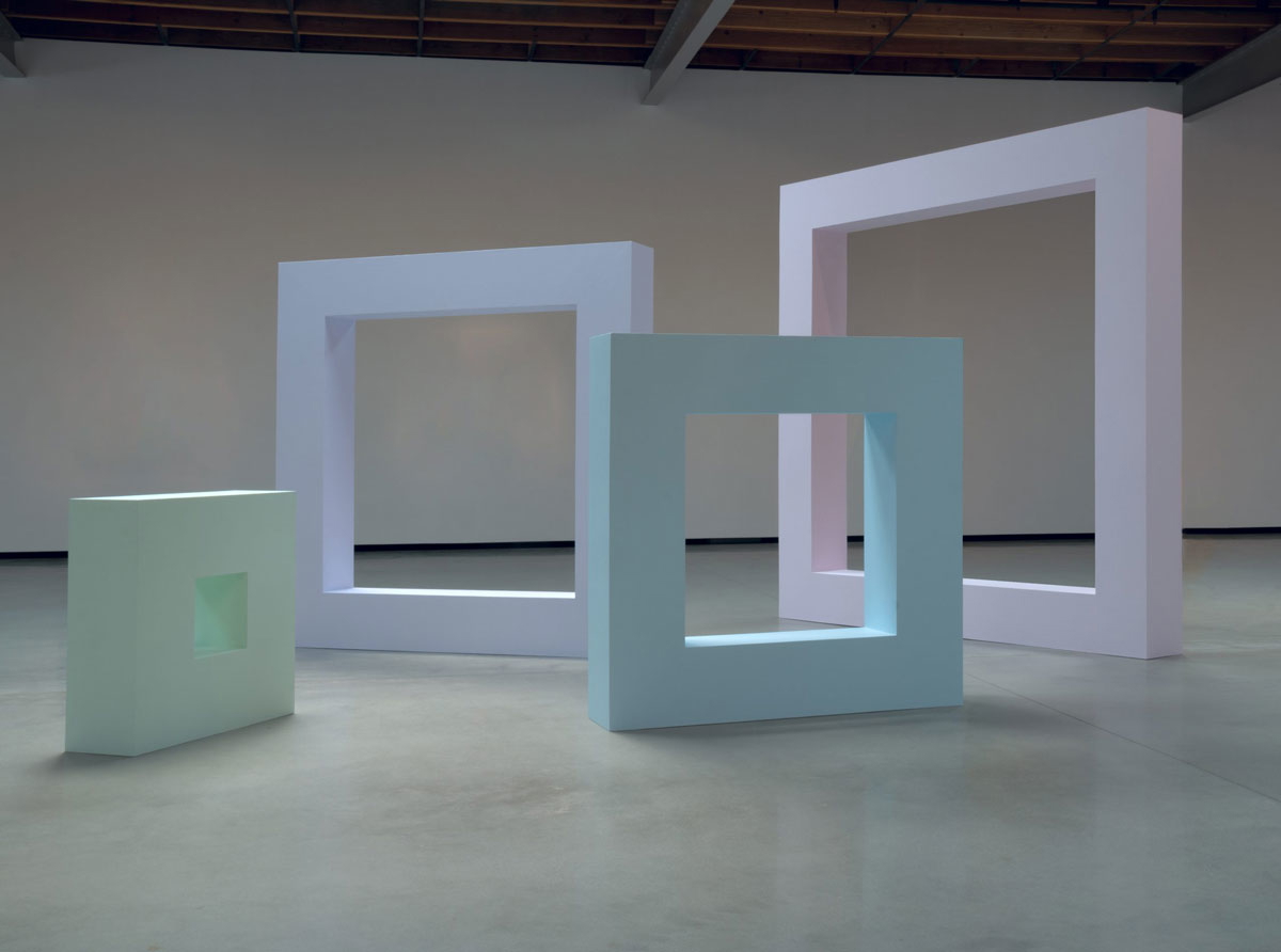 minimalism judy chicago sunset squares sculpture