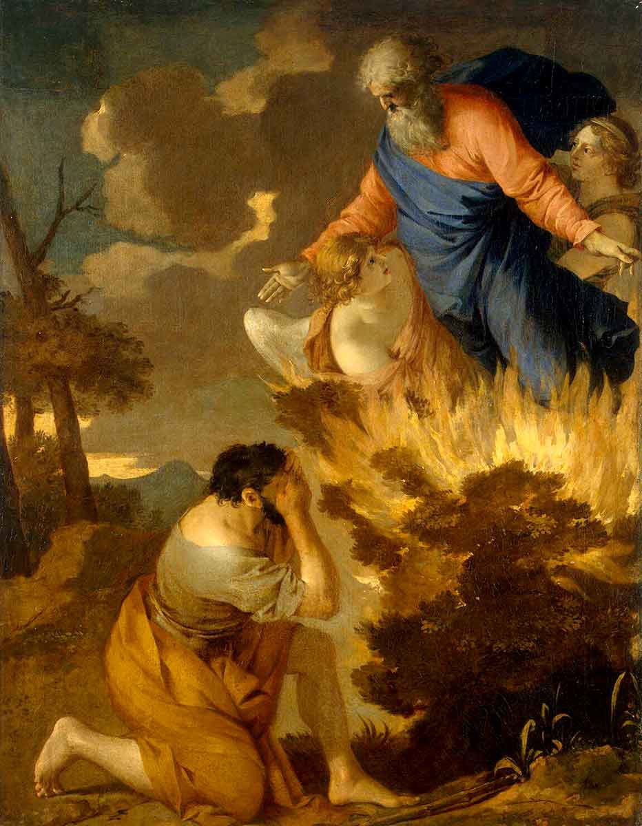moses burning bush archangel michael