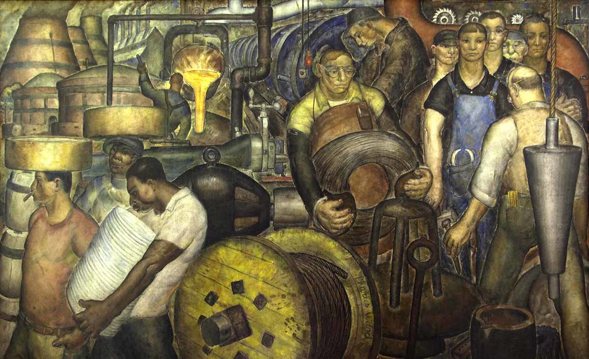 new deal art charles ward