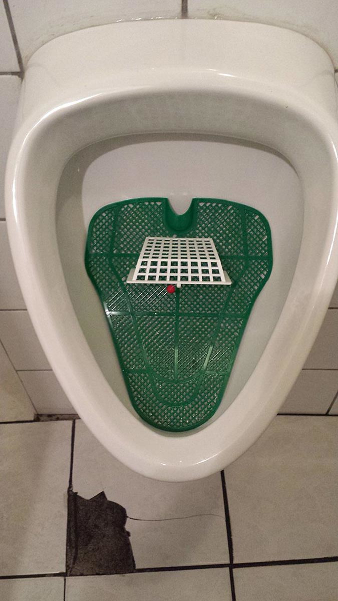 nudge urinal
