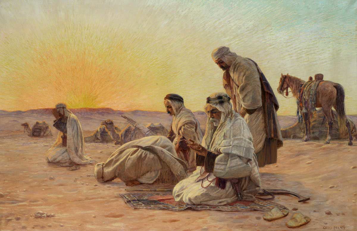 otto pilny morning prayers painting