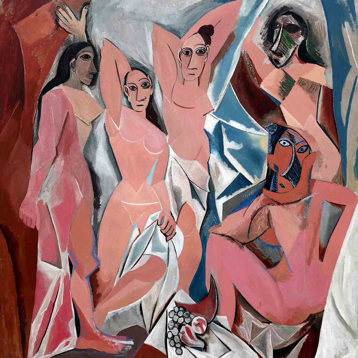 pablo picasso les demoiselles d_Avignon painting