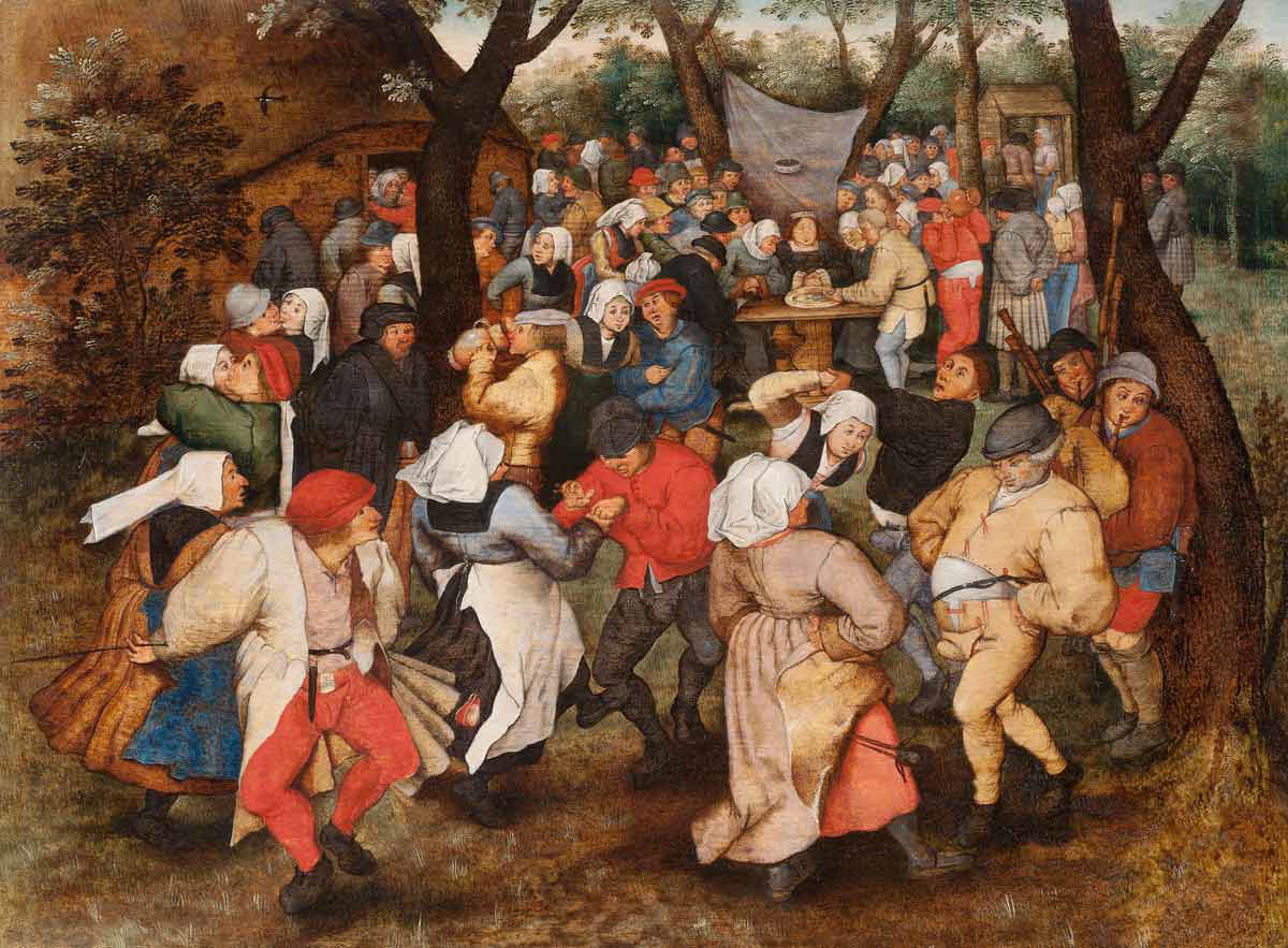 pieter brueghel the elder wedding dance in the open air