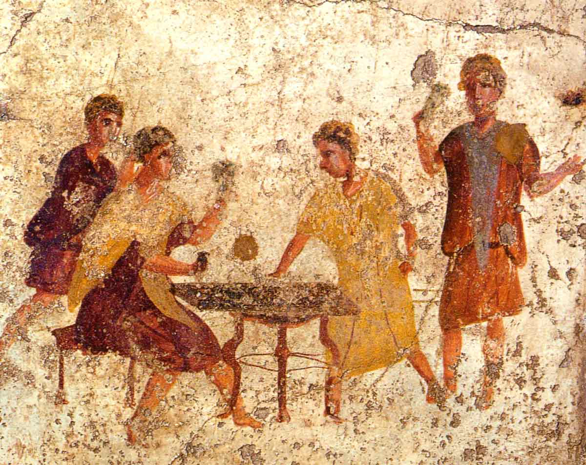 pompeii osteria della via di mercurio dice players