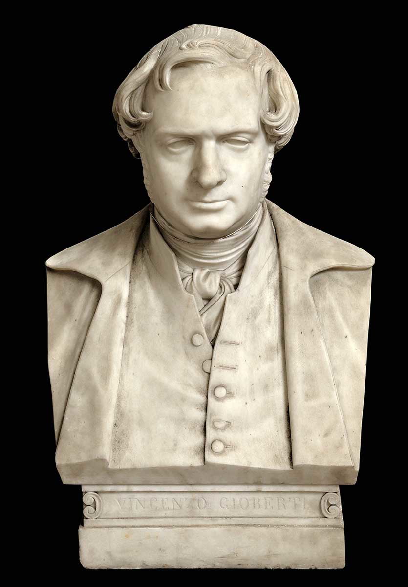 portrait of vincenzo gioberti pietro tenerani xix century