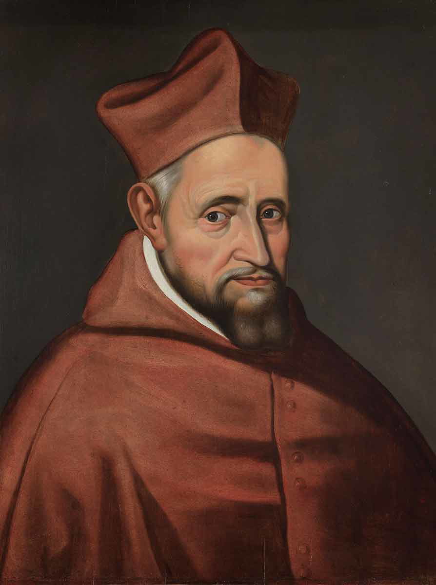 portret van kardinaal robertus bellarminus