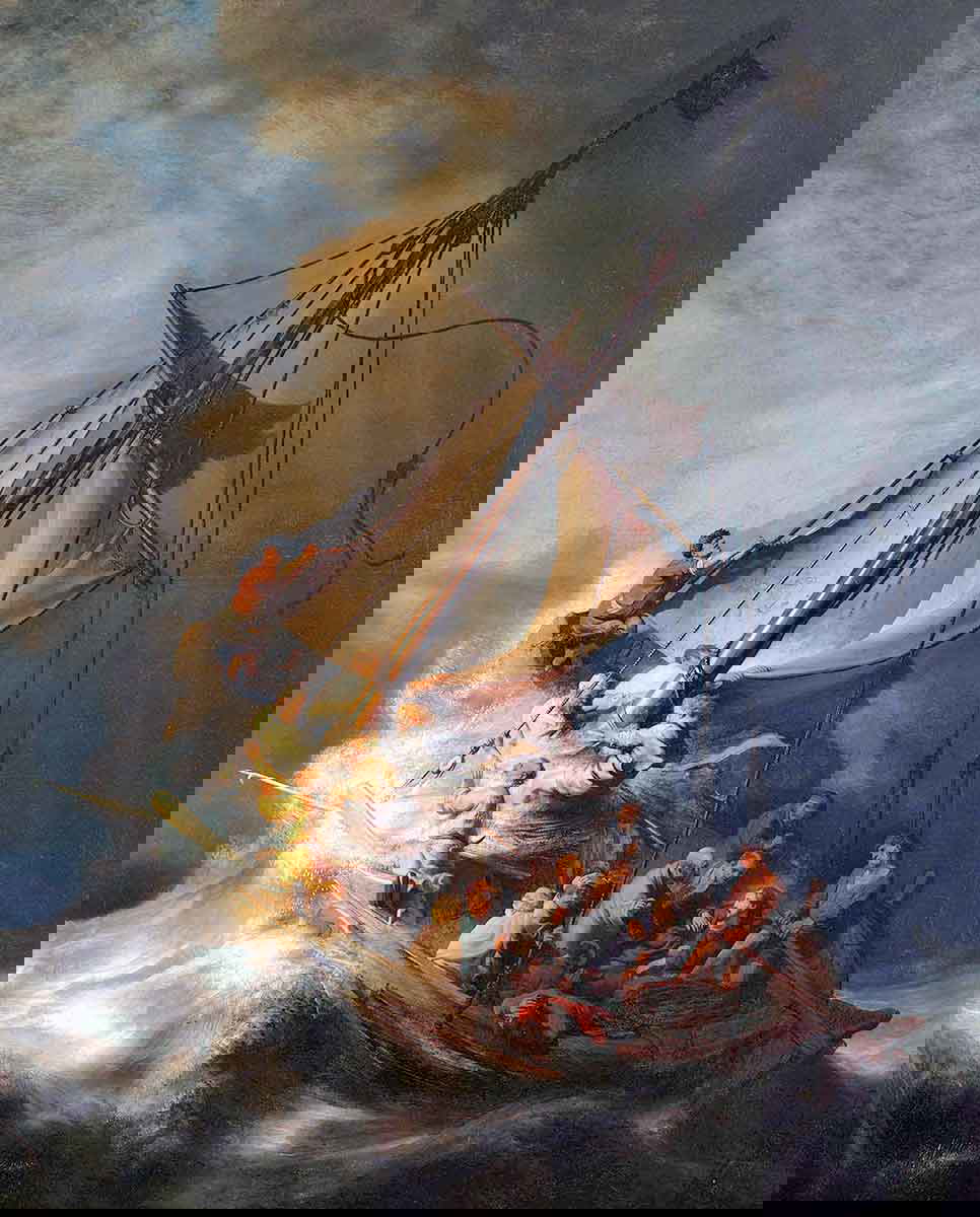 rembrandt galilee painting
