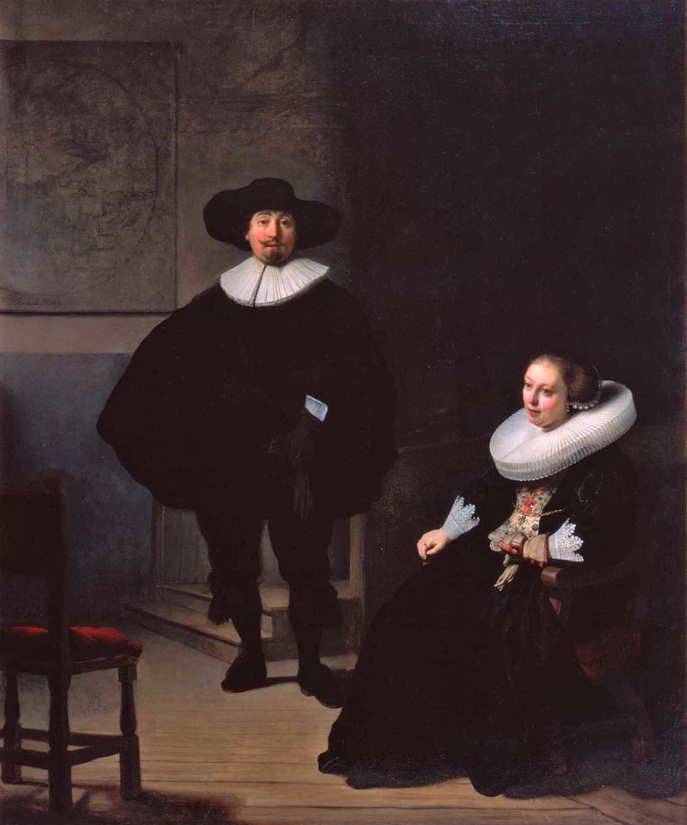 rembrandt lady gentleman painting