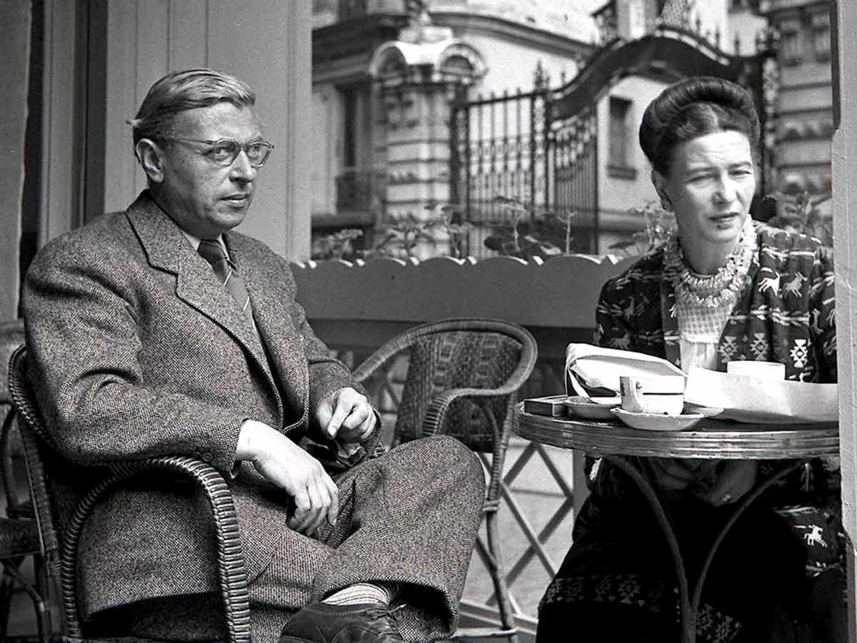 rex features jean paul sartre photo
