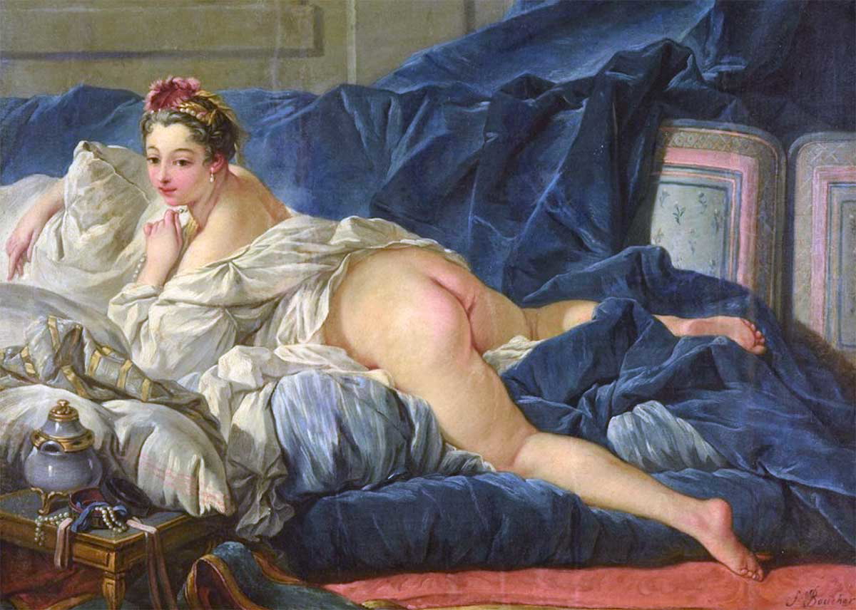 rococo artist boucher odalisque painting