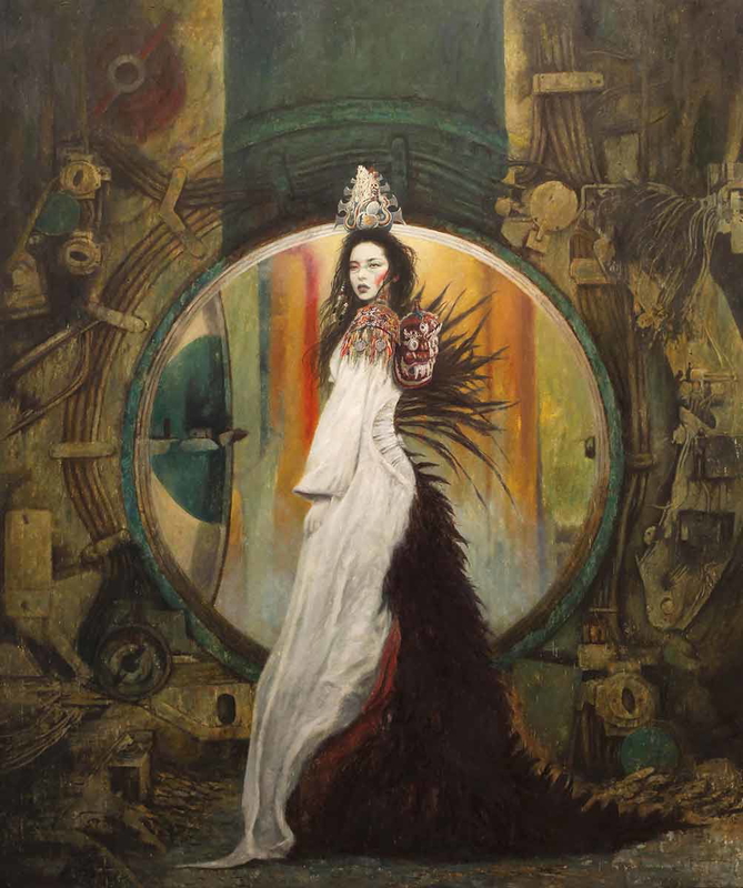 Time Erased the Kyogen Theater by Romulo Royo. Image courtesy of Laberinto Gris.