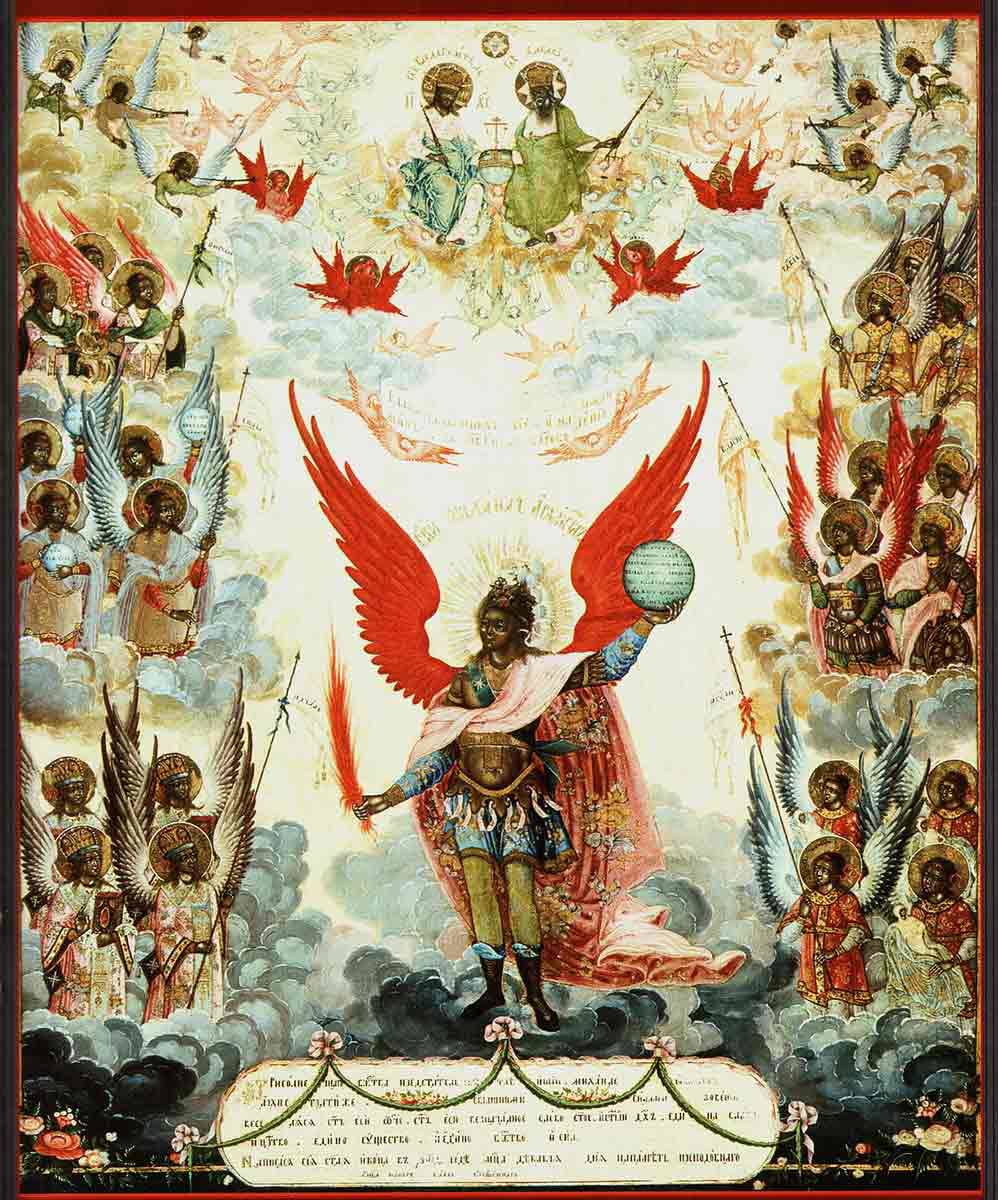 saint michael russian icon