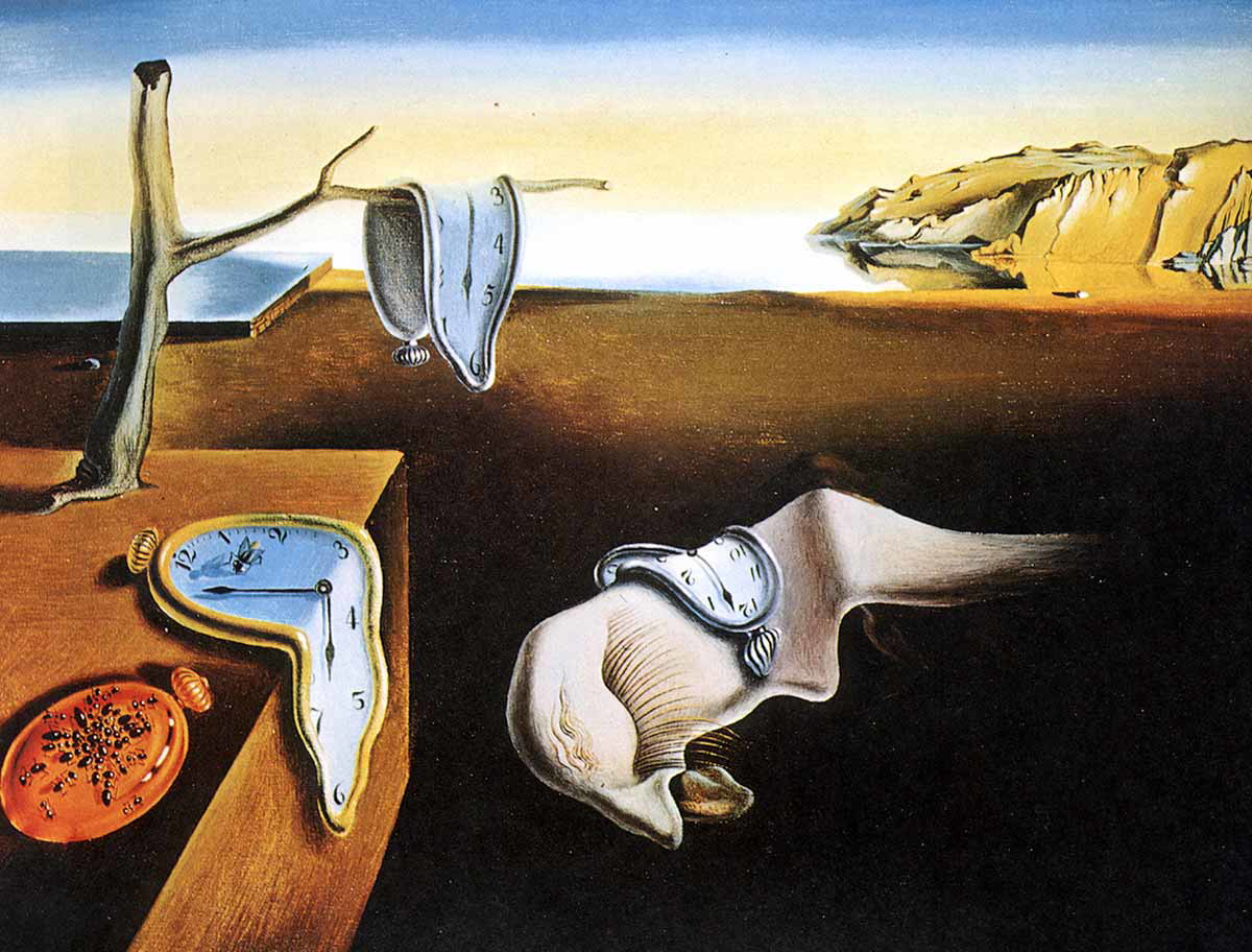 salvador dali persistence of memory painting