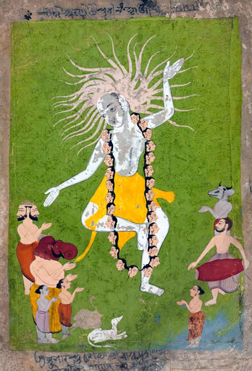 shiva ferocious dance