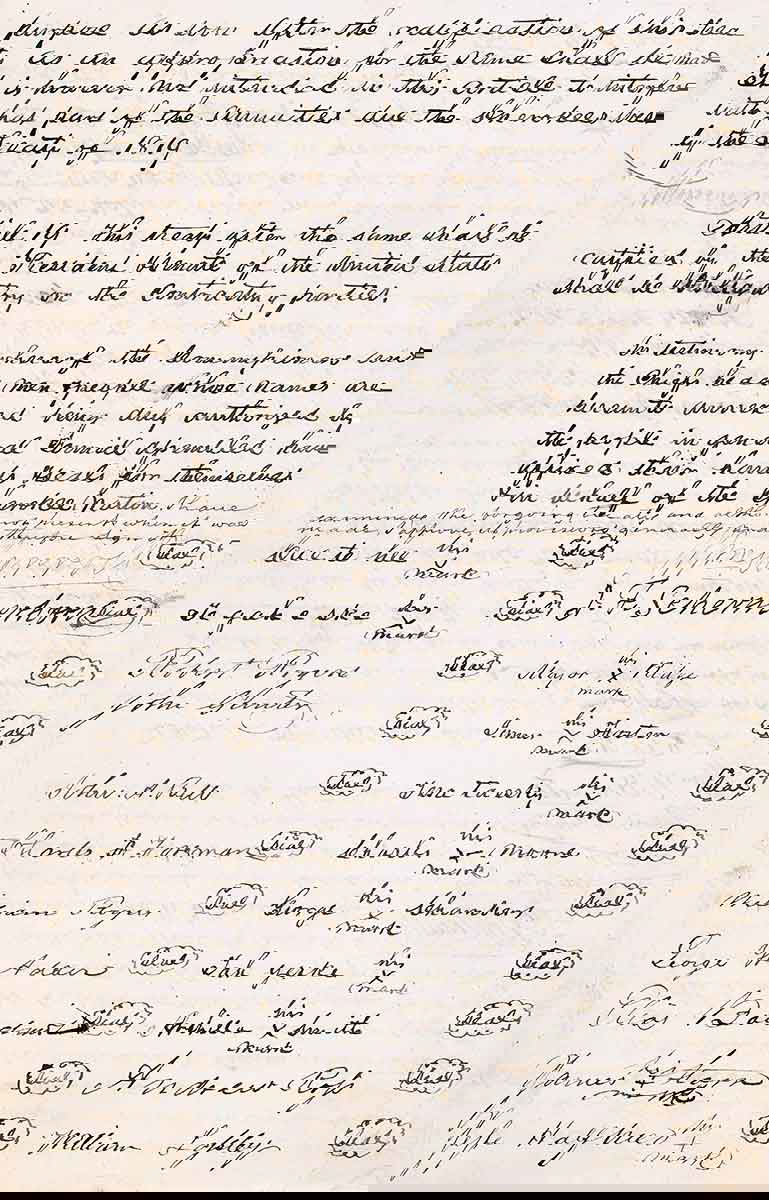 signatory page treaty of new echota