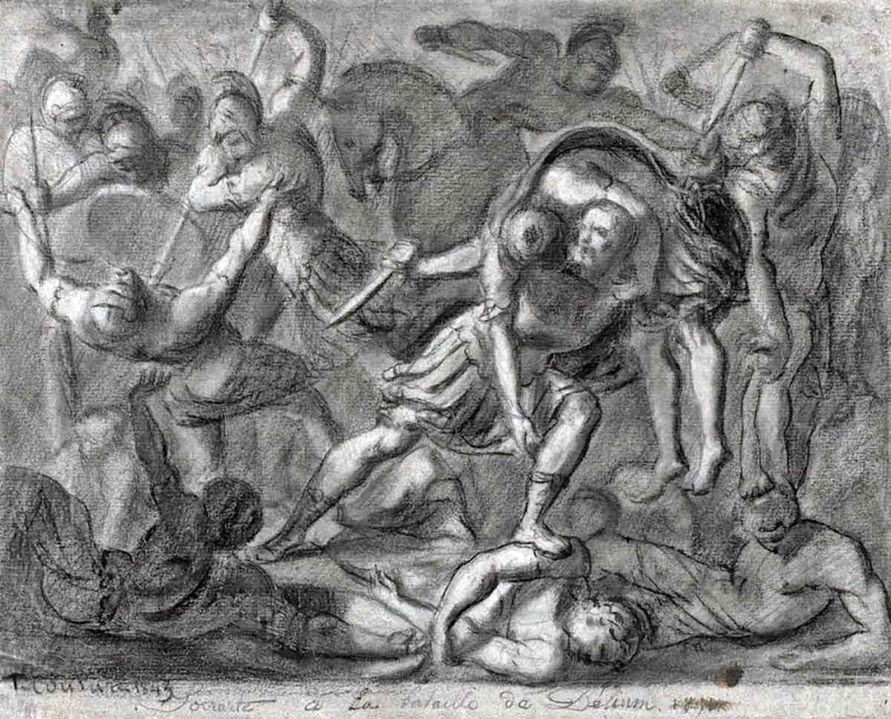 Socrates at the Battle of Delium by Thomas Couture, 1843. Source: The National Gallery of Canada