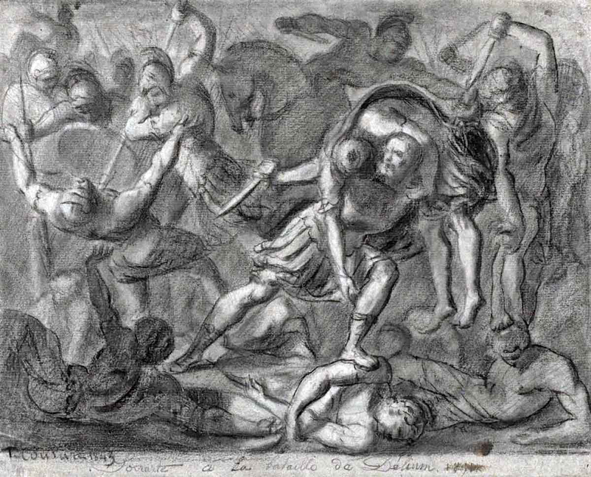 Socrates at the Battle of Delium by Thomas Couture, 1843. Source: The National Gallery of Canada