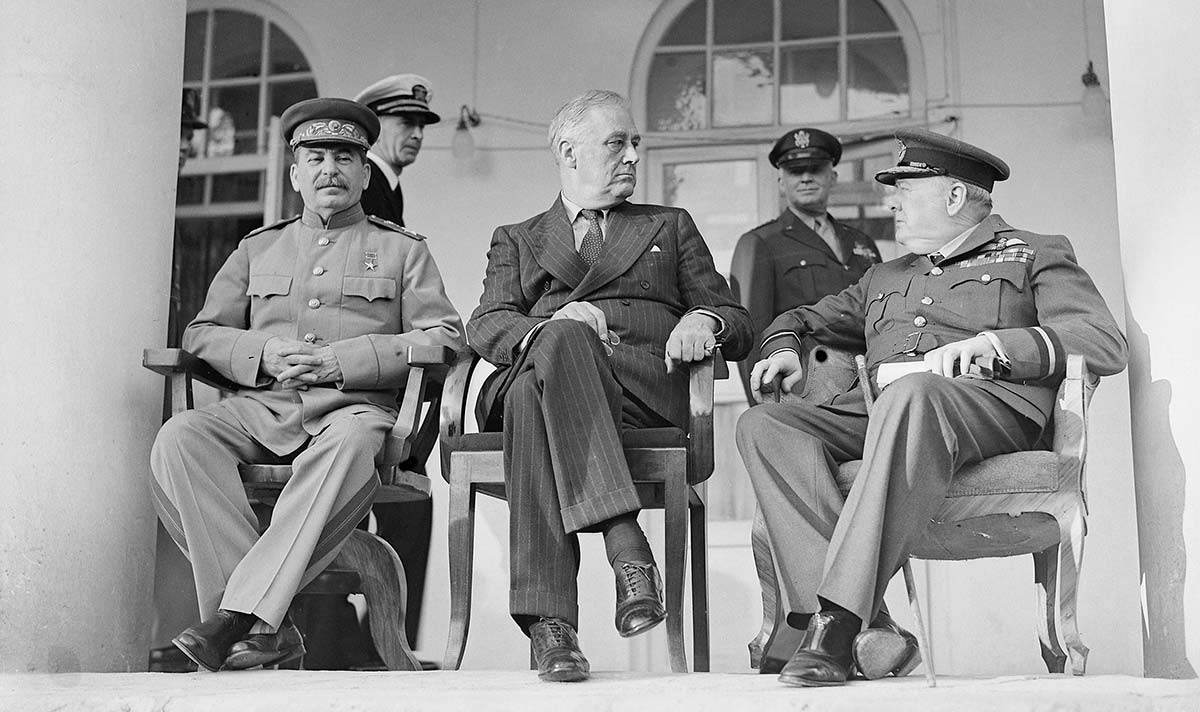 stalin fdr churchill tehran conference december 1943