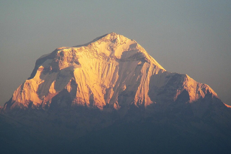 Photograph of Sunrise on Dhaulagiri Mountain