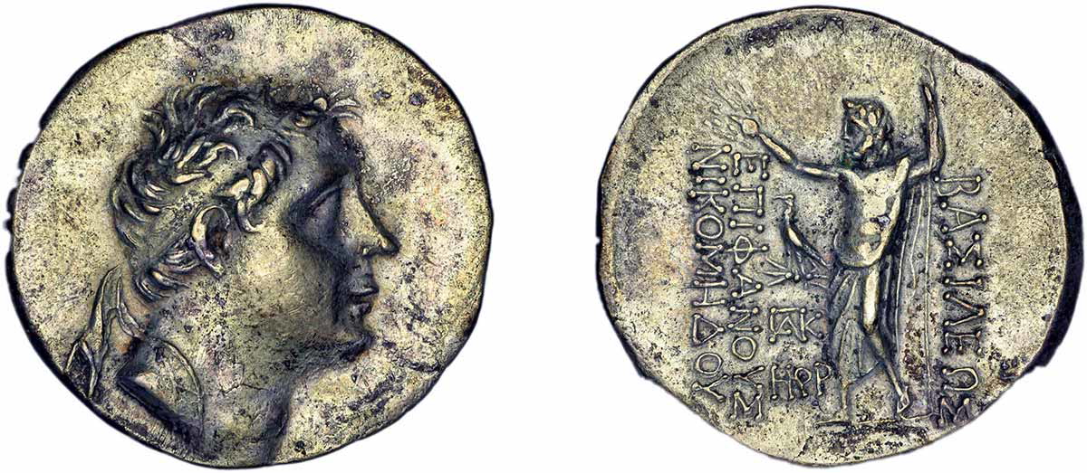 tetradrachm nicomedes father zeus britishmuseum