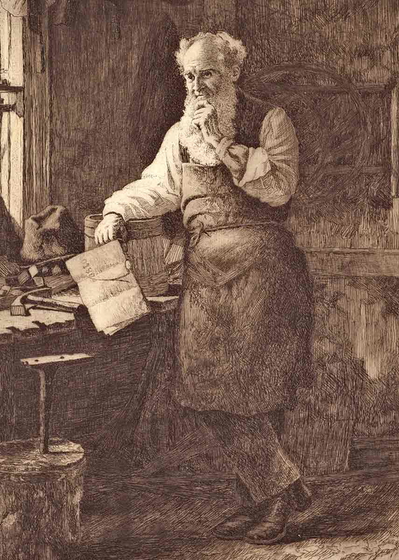 Thinking It Over, Thomas Waterman Wood, 1884. Source: The National Gallery of Art