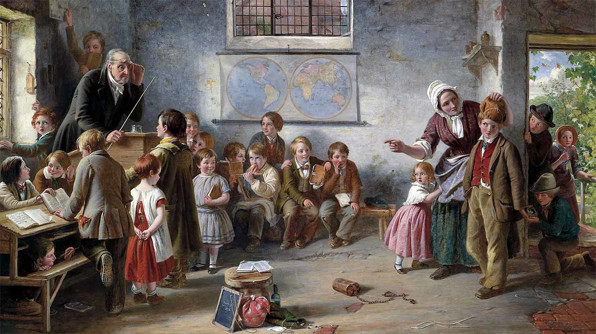 thomas brooks the new pupil painting