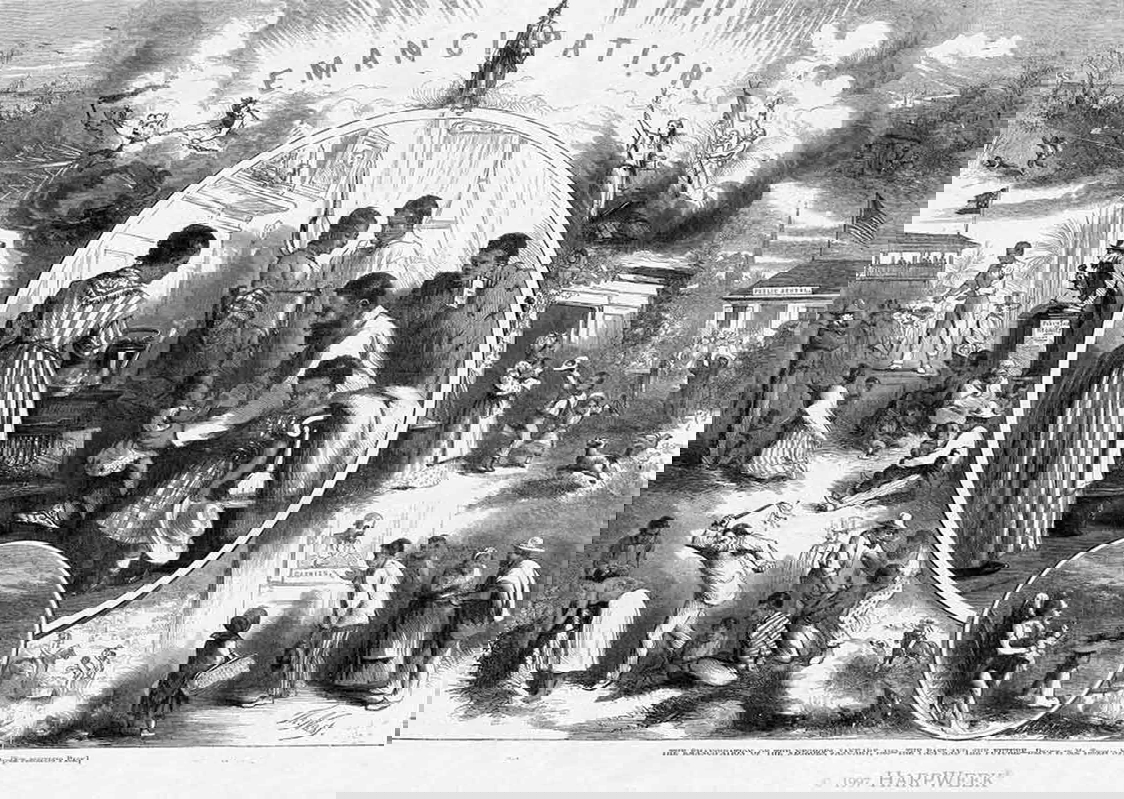 thomas nast cartoon emancipation