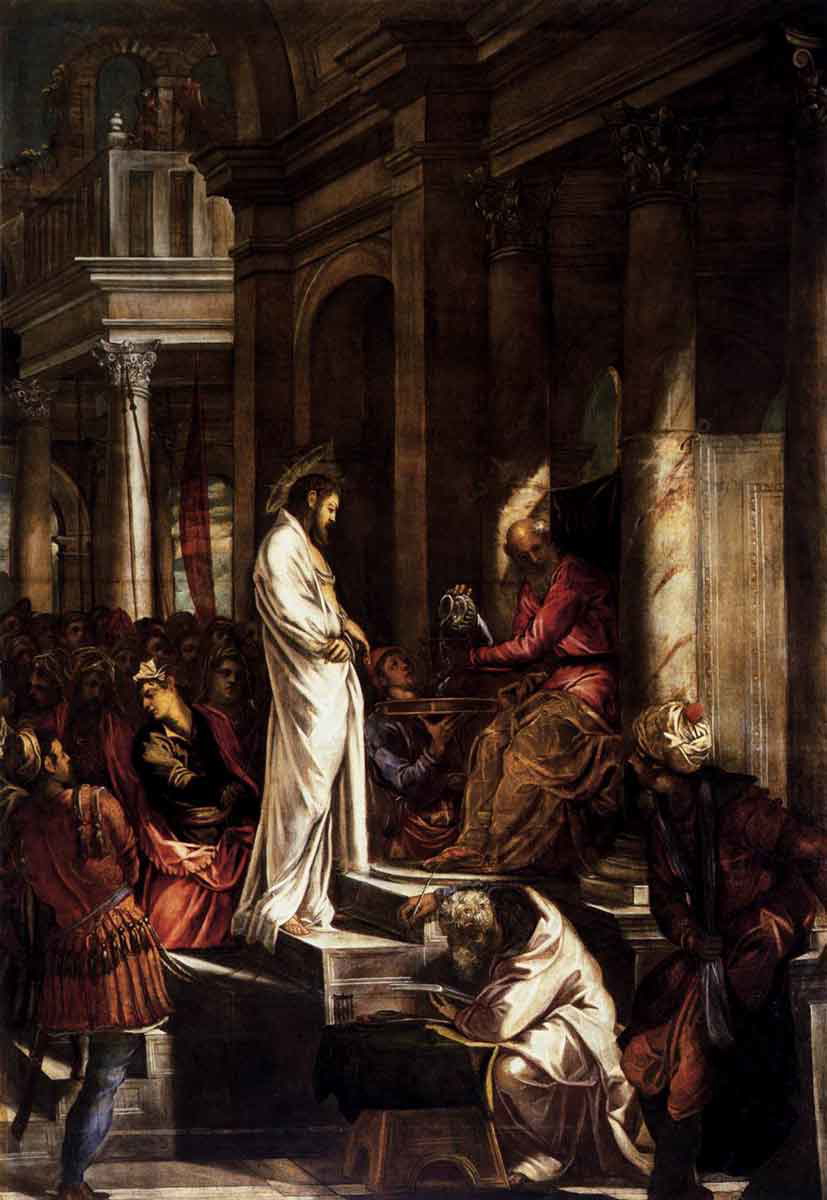tintoretto jesus christ before pilate