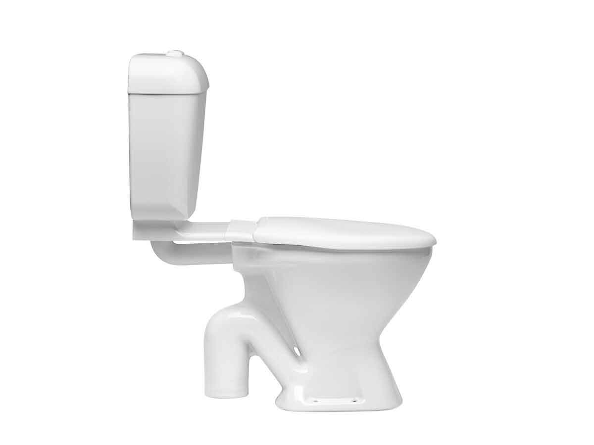 toilet with s trap